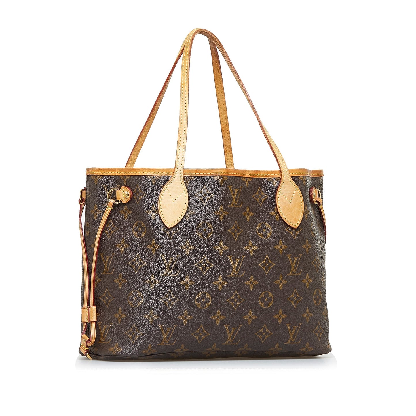 Brown Louis Vuitton Monogram Neverfull PM Tote Bag