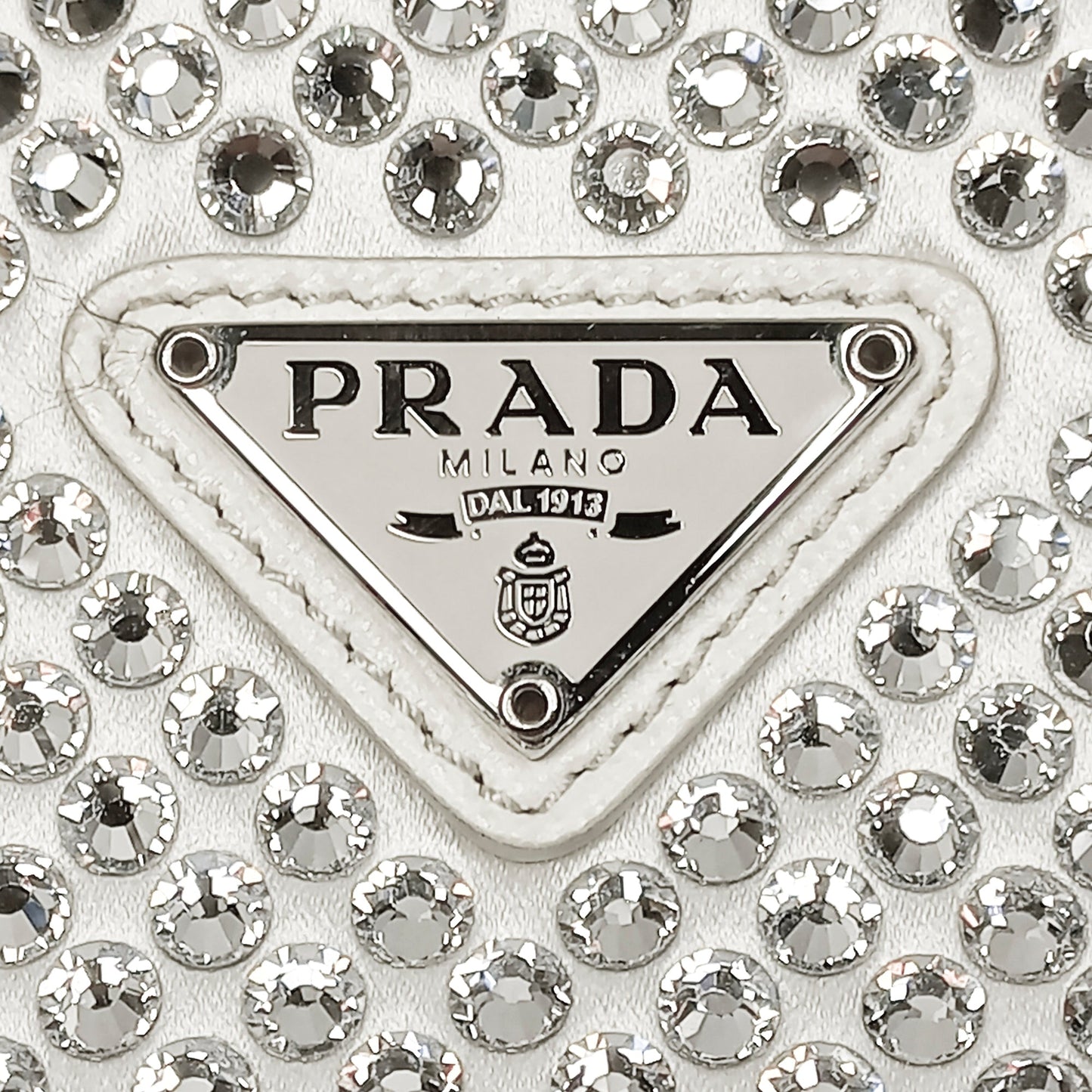 Prada Re-Edition 2000 Mini Satin Crystal