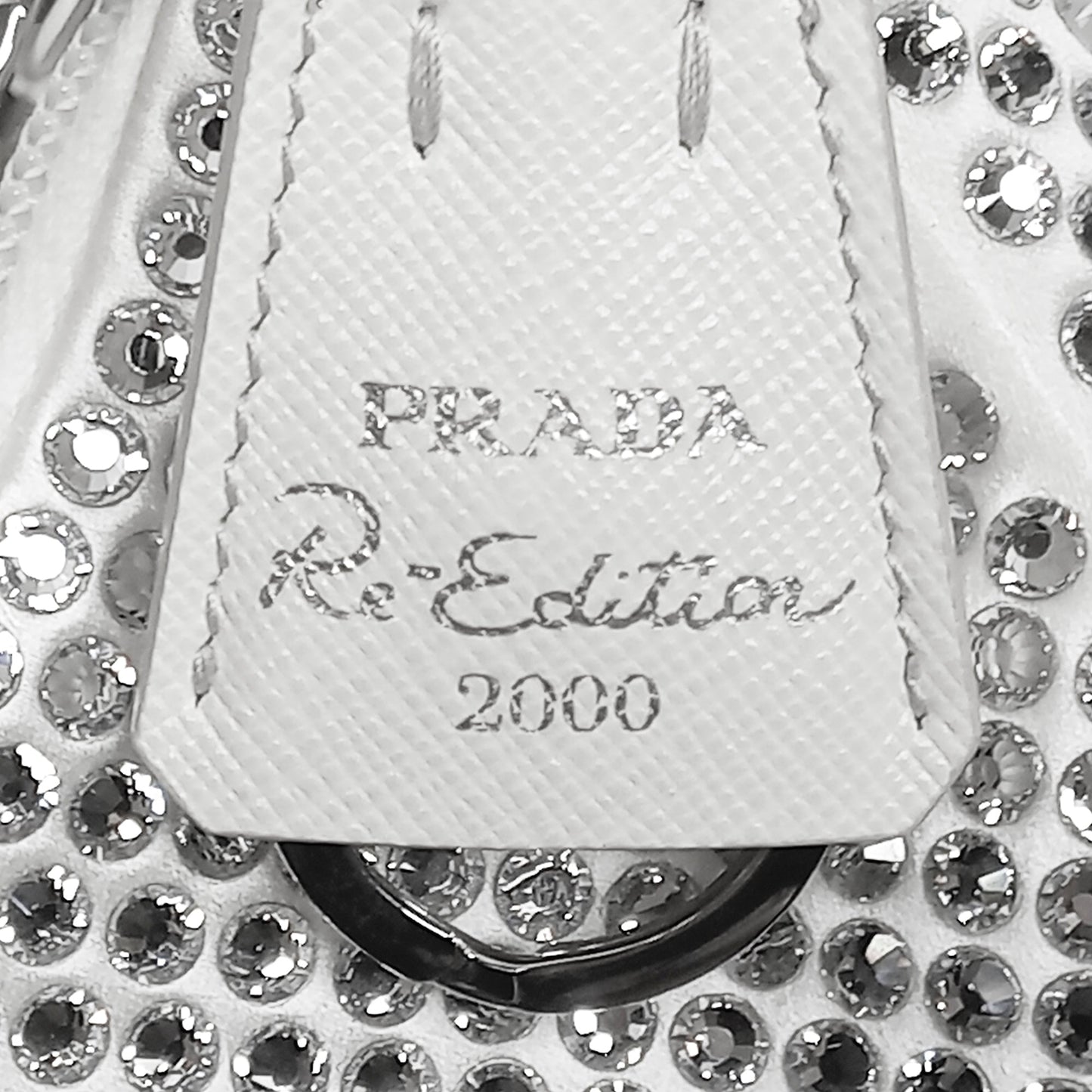 Prada Re-Edition 2000 Mini Satin Crystal