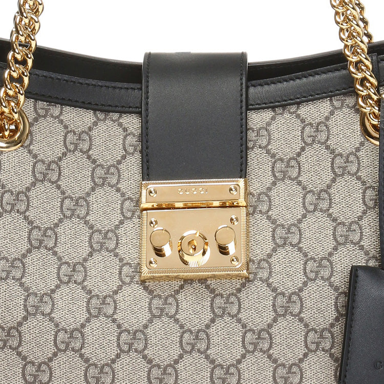 (WMNS) GUCCI GG Padlock Series Single-Shoulder Bag Middle-Size Creamy/Brown 479197-KHNKG-9769