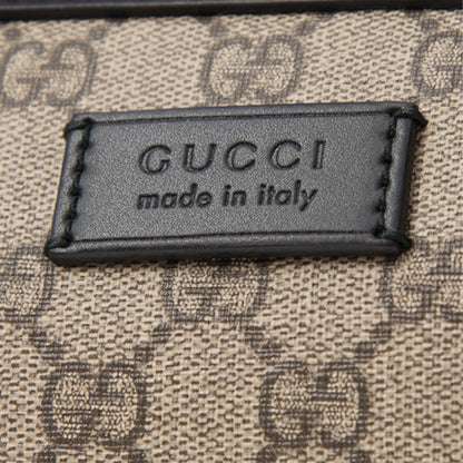 Men's GUCCI Logo Canvas Ebony / Black Handbag 450944-K5RLN-9769