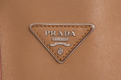 Prada Camel Leather Tote