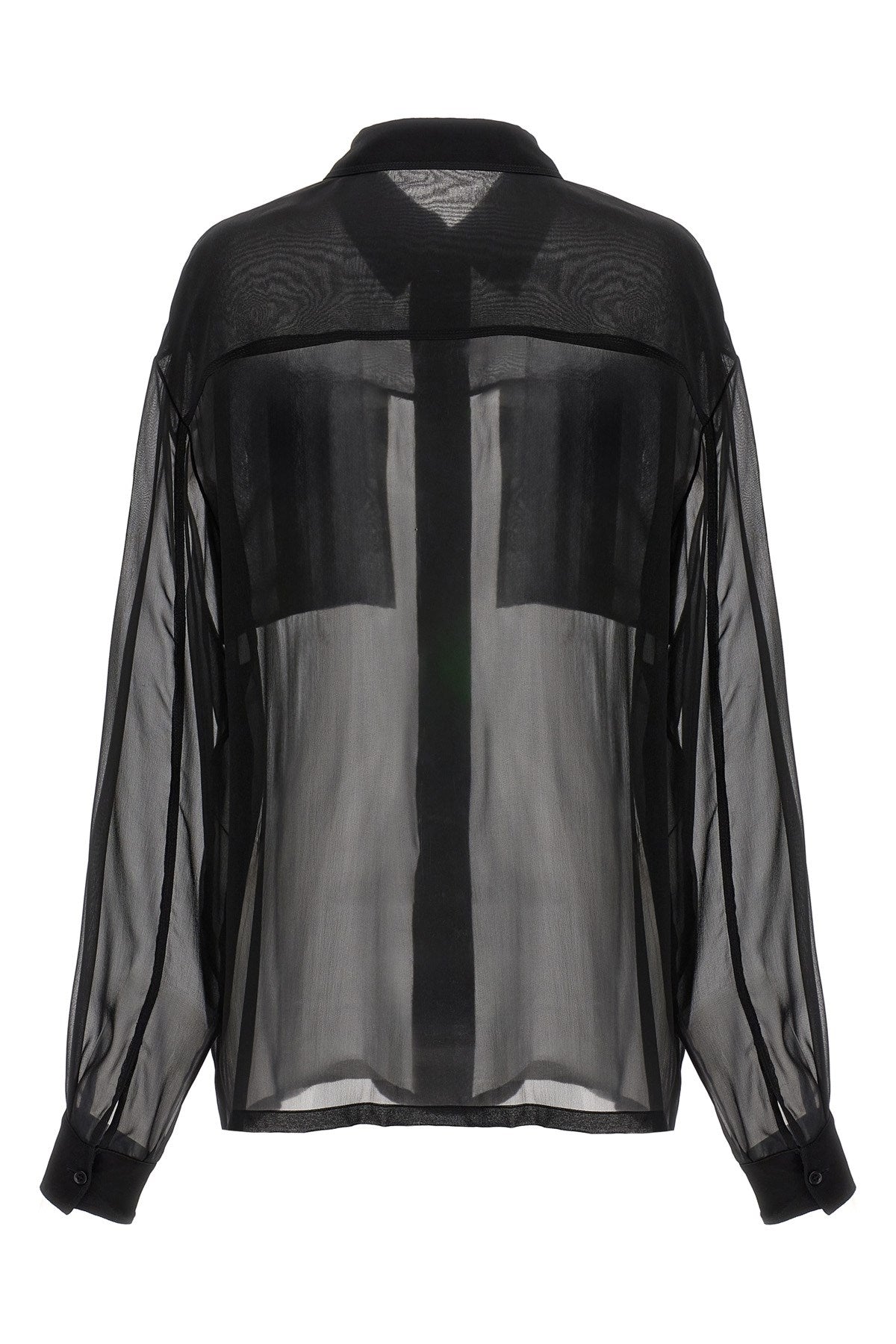 Saint Laurent Women Silk Muslin Shirt