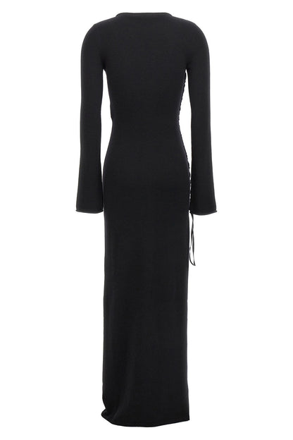 Saint Laurent Women Long Wool Dress