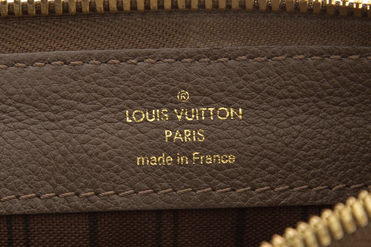 Louis Vuitton Brown Monogram Empreinte Petillante Clutch