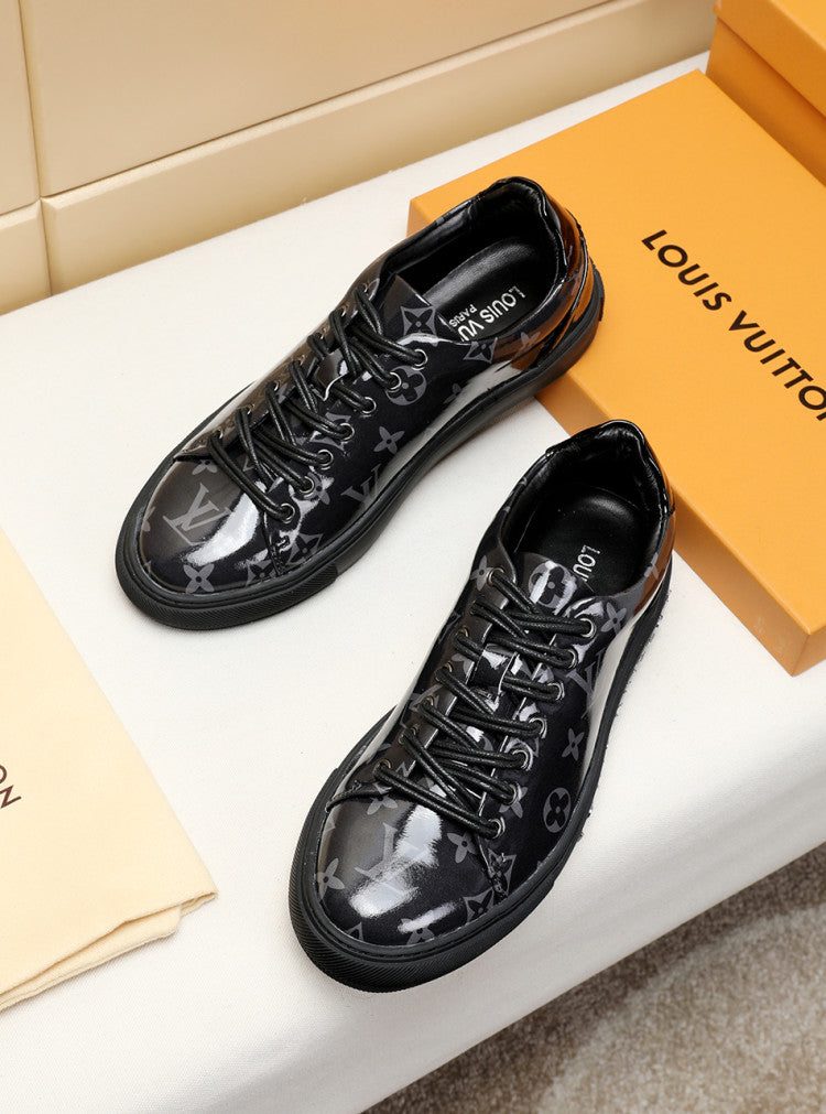 The Bags Vibe - Louis Vuitton Low LWnogram Black Breathable Sneaker