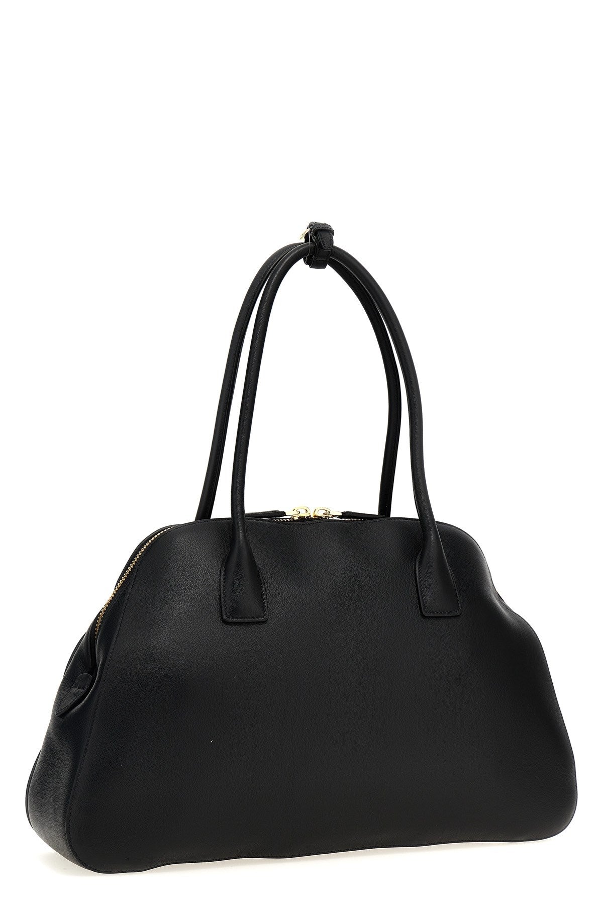 Prada Women Medium Leather Shopping Bag