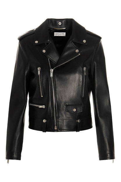 Saint Laurent Women 'Motorcycle' Biker Jacket