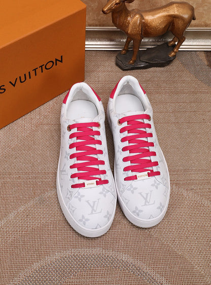 The Bags Vibe - Louis Vuitton Time Out Pink And White Sneaker