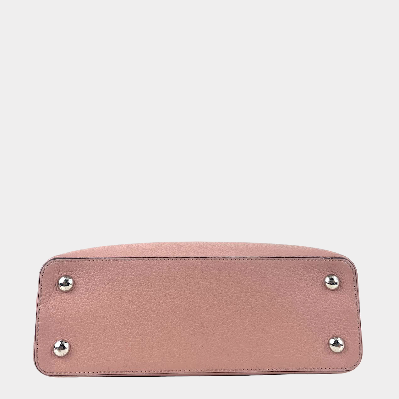 LOUIS VUITTON Capucines MM Taurillon Leather Pink