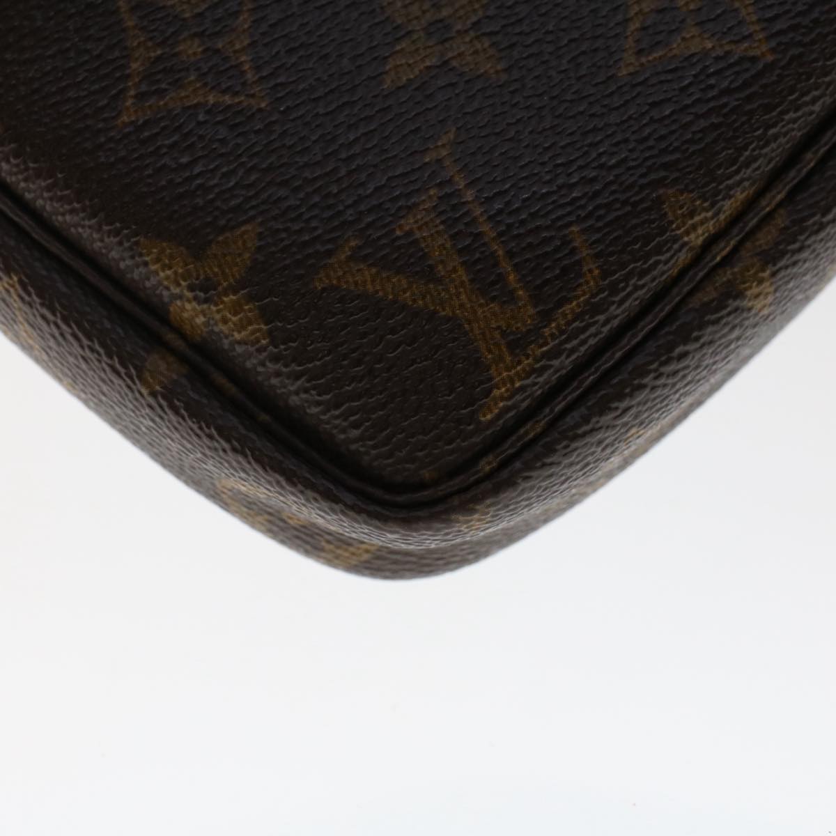 LOUIS VUITTON Monogram Pochette Accessoires Pouch M51980 LV Auth 50011