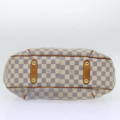 LOUIS VUITTON Damier Azur Galliera PM Shoulder Bag N55215 LV Auth 50037