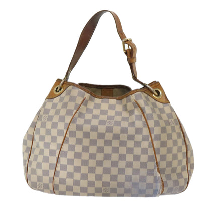 LOUIS VUITTON Damier Azur Galliera PM Shoulder Bag N55215 LV Auth 50037