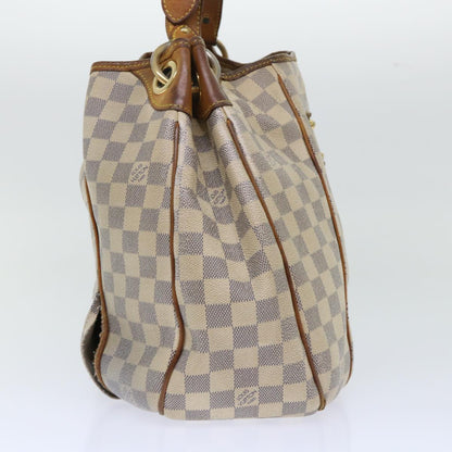 LOUIS VUITTON Damier Azur Galliera PM Shoulder Bag N55215 LV Auth 50037