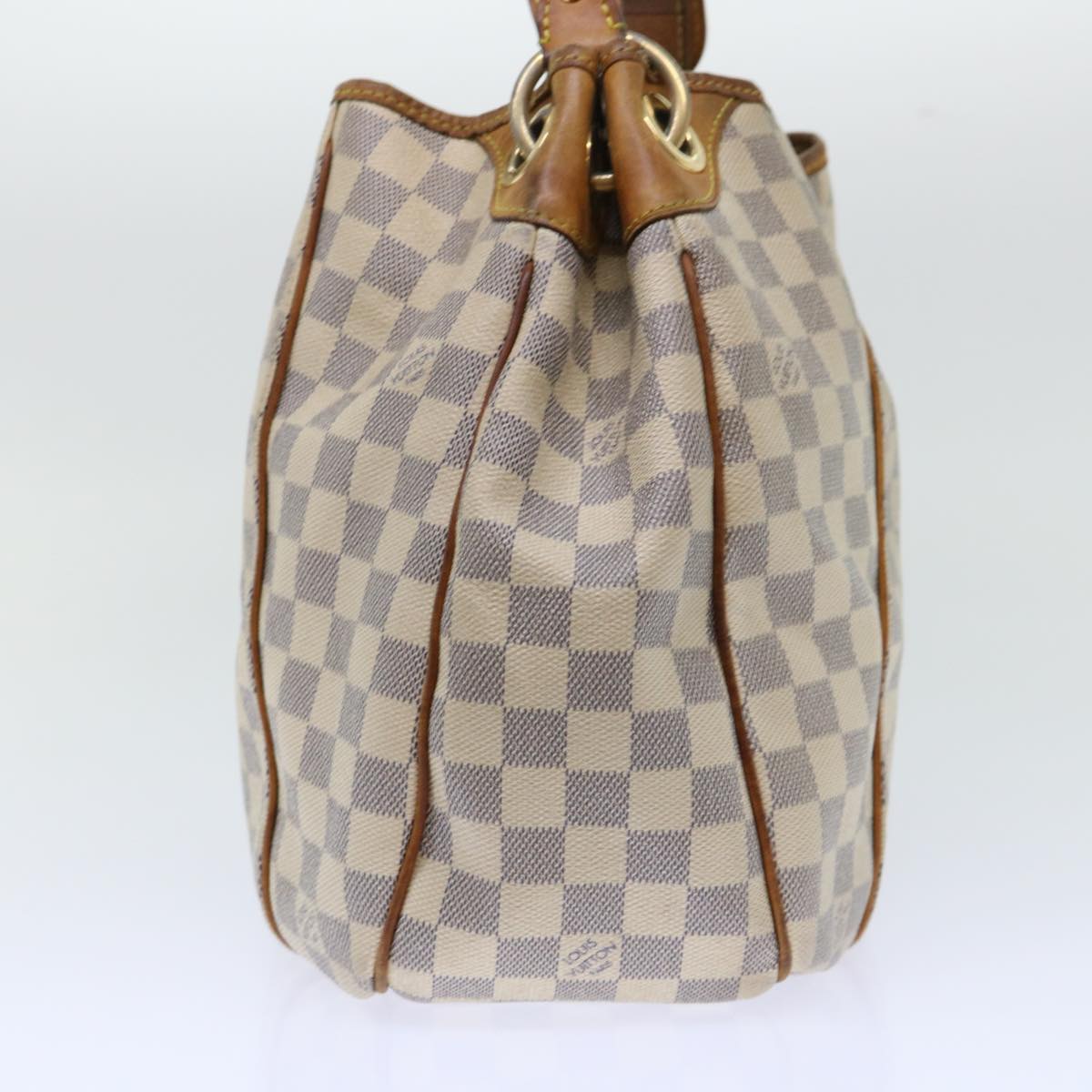 LOUIS VUITTON Damier Azur Galliera PM Shoulder Bag N55215 LV Auth 50037