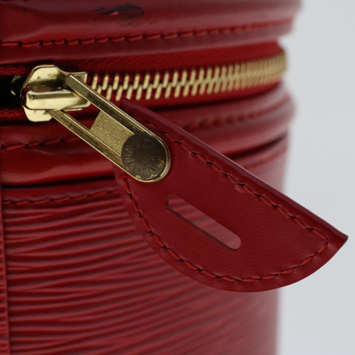 LOUIS VUITTON Epi Cannes Hand Bag Red M48037 LV Auth 50057