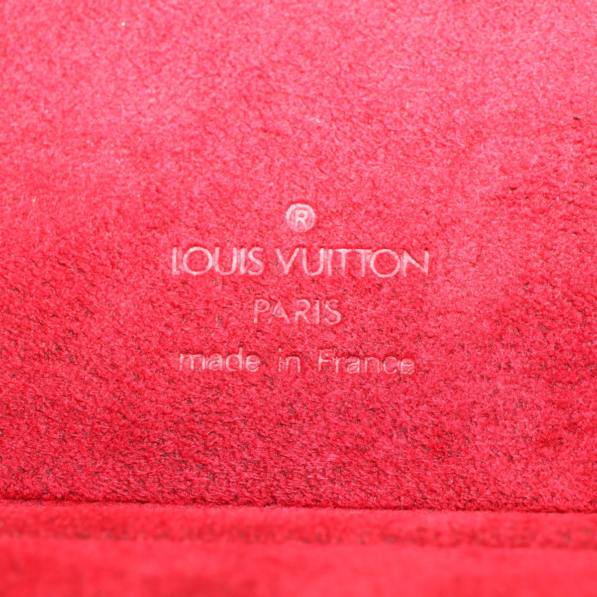 LOUIS VUITTON Epi Cannes Hand Bag Red M48037 LV Auth 50057