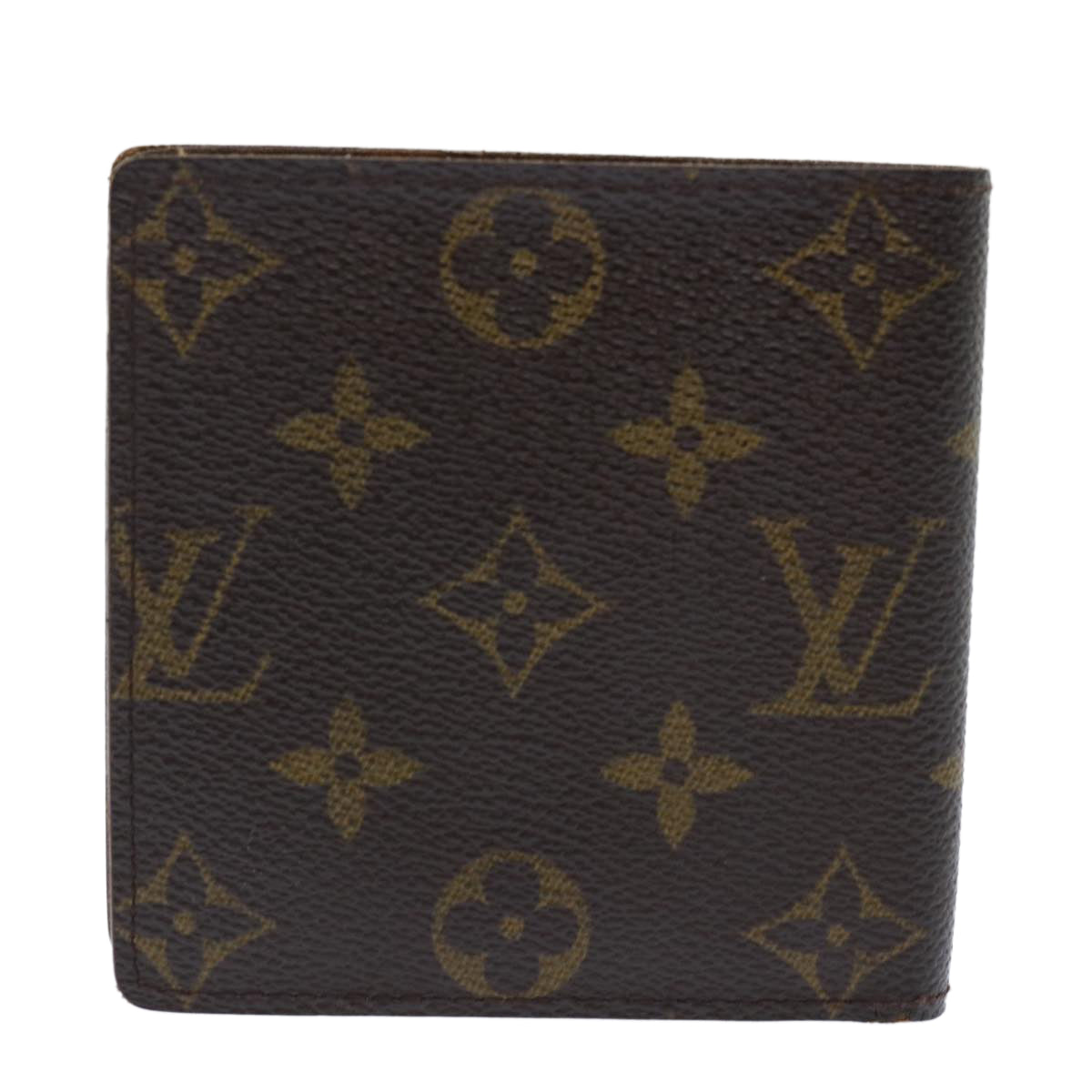 LOUIS VUITTON Monogram Portefeuille Marco Bifold Wallet M61675 LV Auth 50217