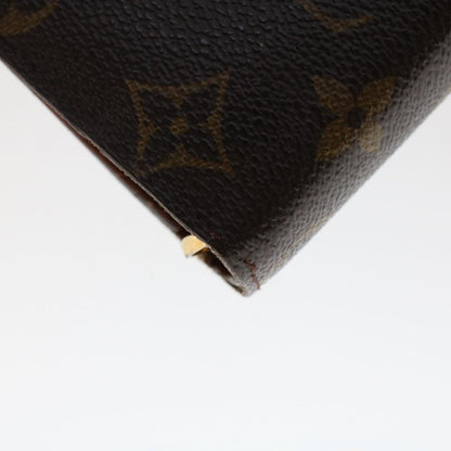 LOUIS VUITTON Monogram Agenda MM Day Planner Cover R20105 LV Auth 50225