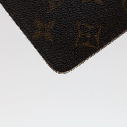 LOUIS VUITTON Monogram Agenda MM Day Planner Cover R20105 LV Auth 50225