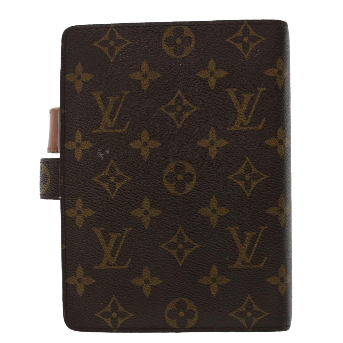 LOUIS VUITTON Monogram Agenda MM Day Planner Cover R20105 LV Auth 50225