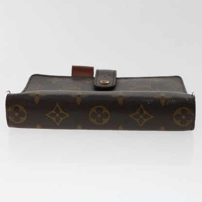 LOUIS VUITTON Monogram Agenda MM Day Planner Cover R20105 LV Auth 50225