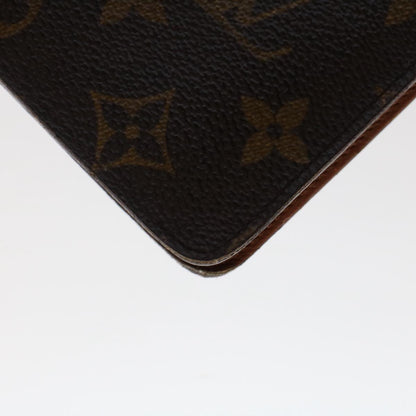 LOUIS VUITTON Monogram Agenda MM Day Planner Cover R20105 LV Auth 50225