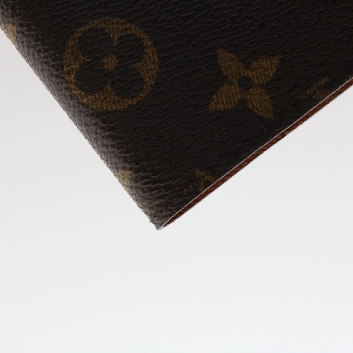 LOUIS VUITTON Monogram Agenda PM Day Planner Cover R20005 LV Auth 50241