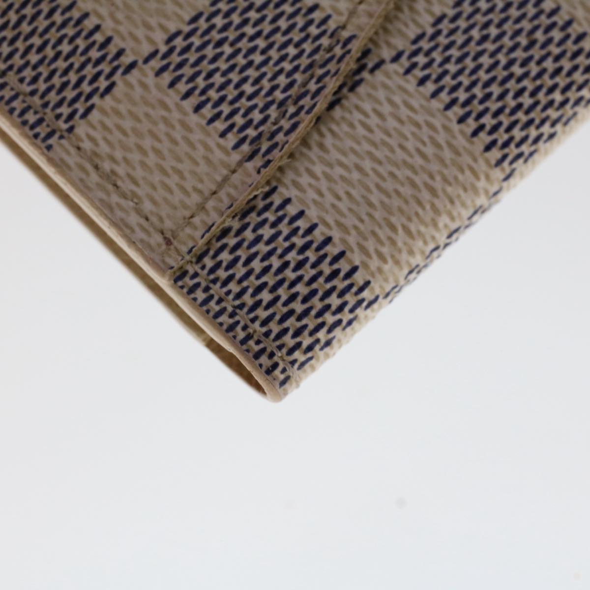 LOUIS VUITTON Damier Azur Organizer Dupoch Card Case N61727 LV Auth 50251