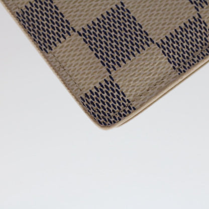 LOUIS VUITTON Damier Azur Organizer Dupoch Card Case N61727 LV Auth 50251