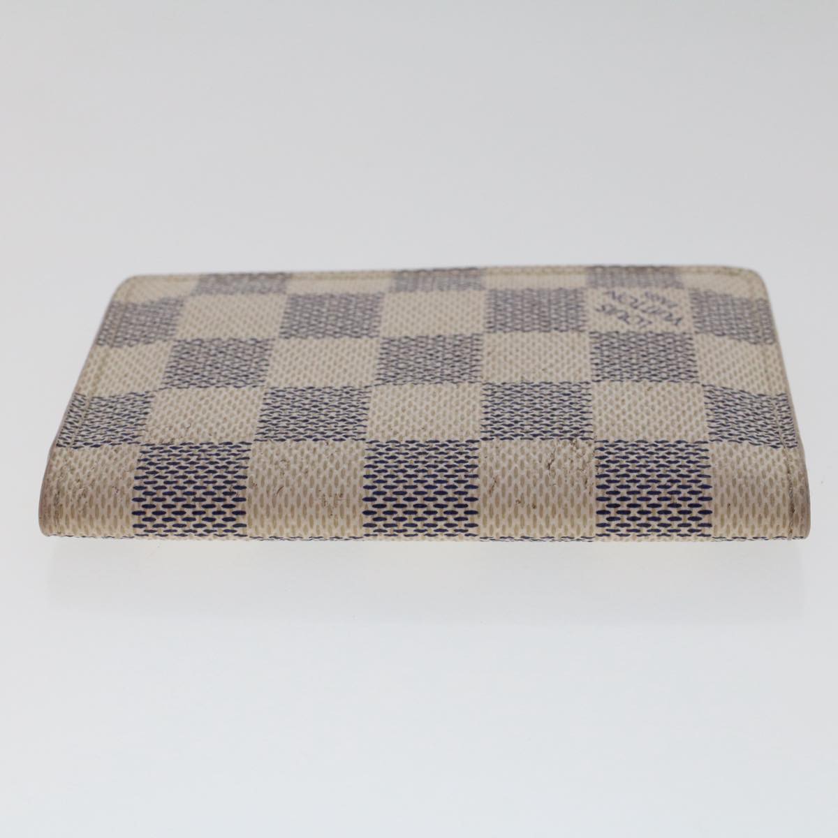 LOUIS VUITTON Damier Azur Organizer Dupoch Card Case N61727 LV Auth 50251