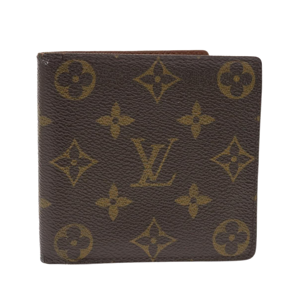 LOUIS VUITTON Monogram Portefeuille Marco Bifold Wallet M61675 LV Auth 50278