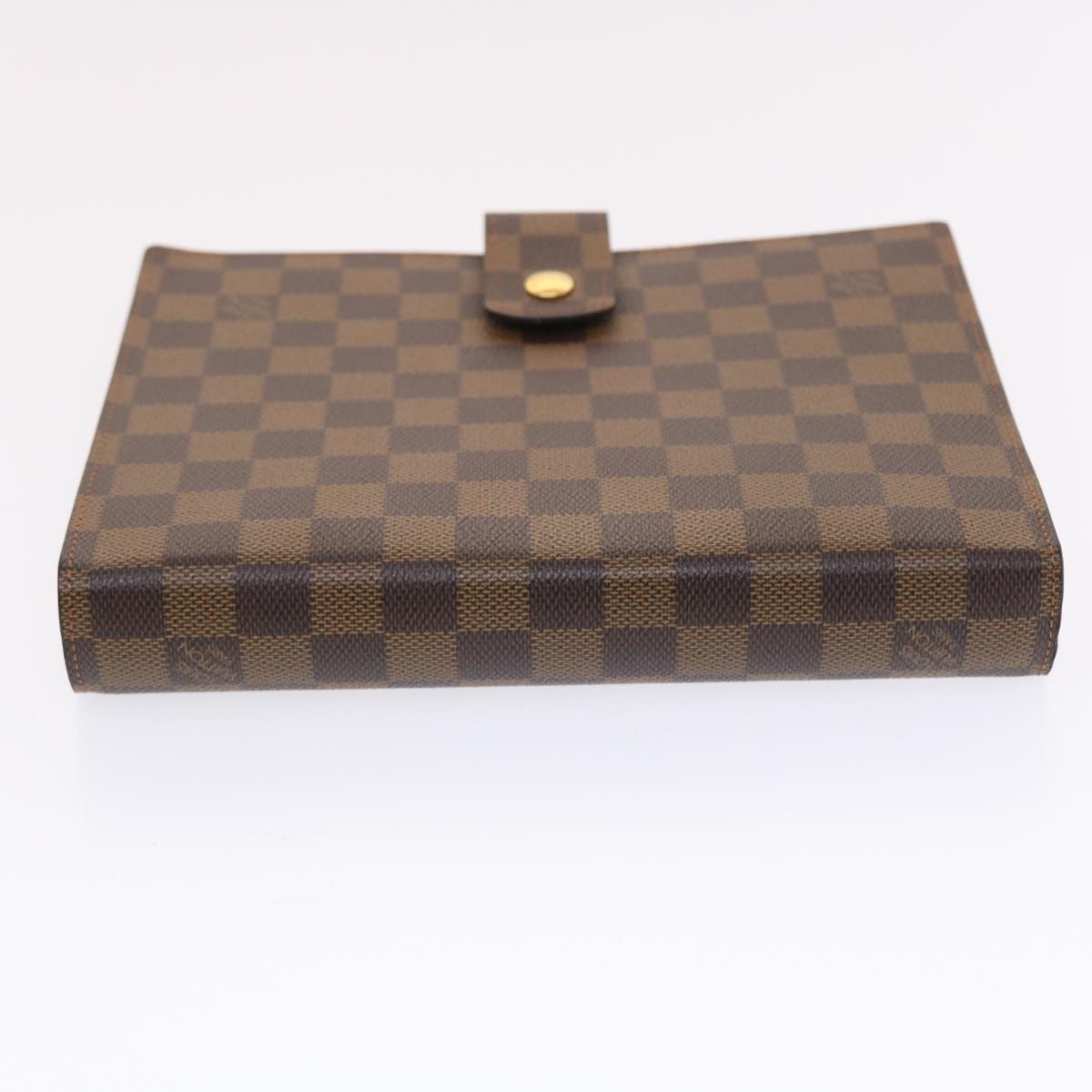 LOUIS VUITTON Damier Ebene Agenda GM Day Planner Cover R20107 LV Auth 50322A