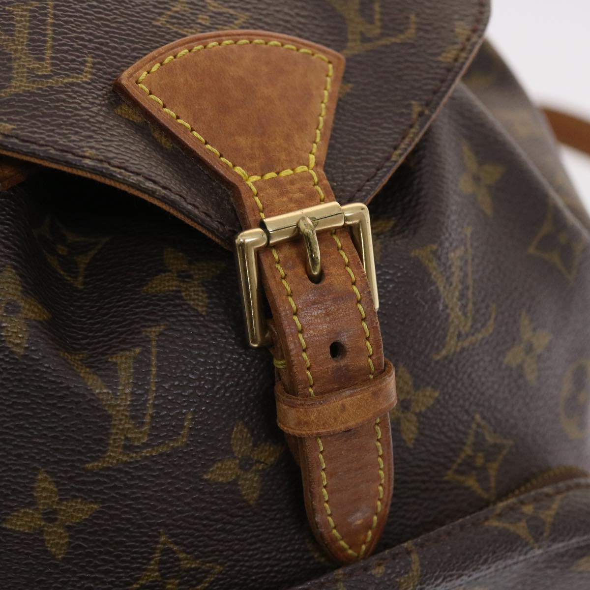 LOUIS VUITTON Monogram Montsouris MM Backpack M51136 LV Auth 50334