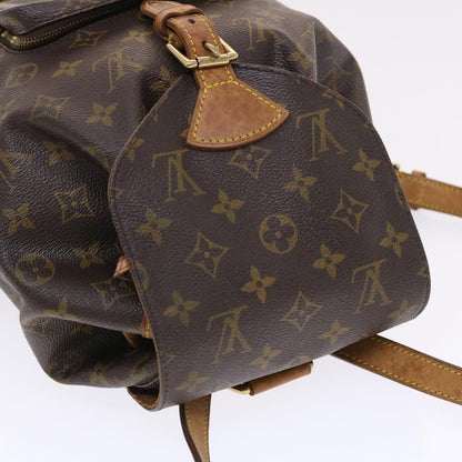 LOUIS VUITTON Monogram Montsouris MM Backpack M51136 LV Auth 50334