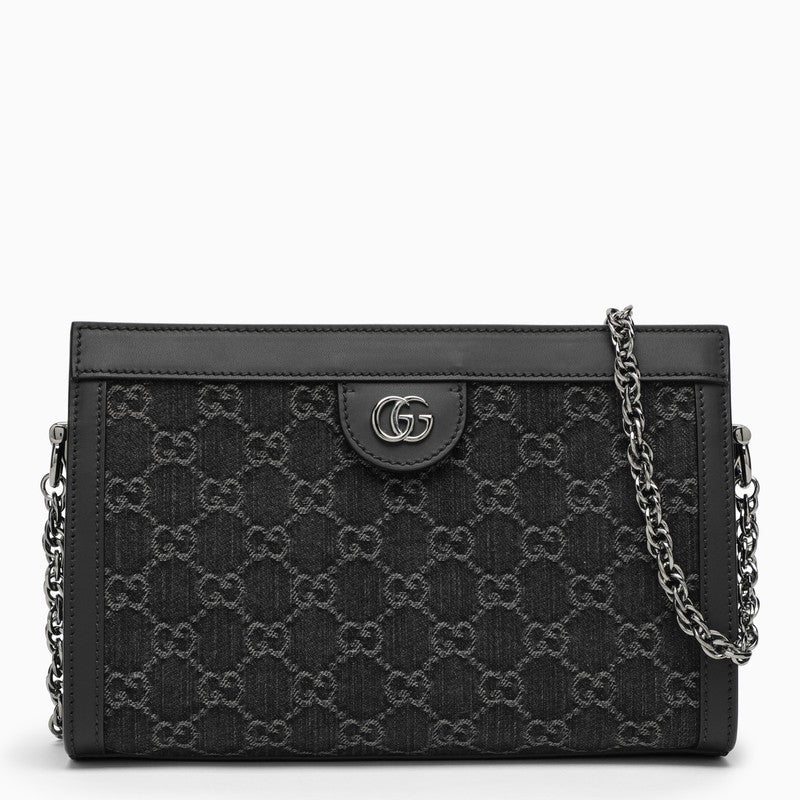 Gucci Ophidia Small Shoulder Bag Black/Grey Women