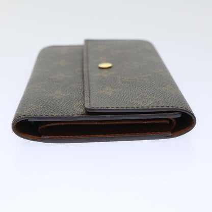 LOUIS VUITTON Monogram Portefeuille International Long Wallet M61217 Auth 50444