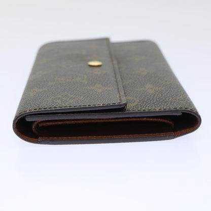 LOUIS VUITTON Monogram Portefeuille International Long Wallet M61217 Auth 50444