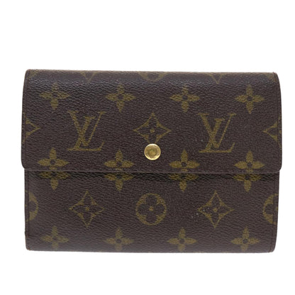 LOUIS VUITTON Monogram Porte Tresor Etui Papie Wallet M61202 LV Auth 50829