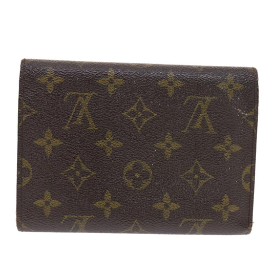 LOUIS VUITTON Monogram Porte Tresor Etui Papie Wallet M61202 LV Auth 50829