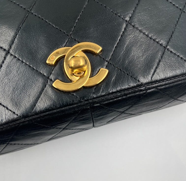 Vintage Black Chanel Flap Bag