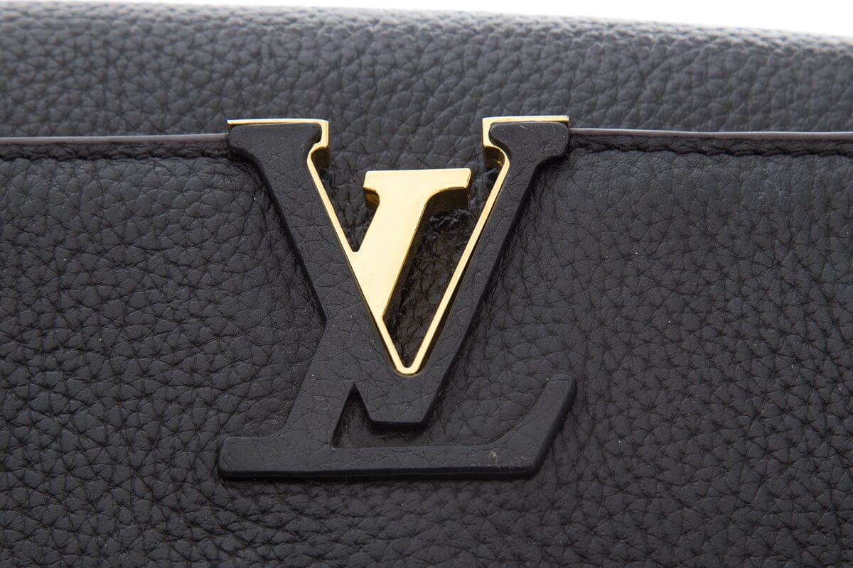 Louis Vuitton Black Capucines  Handbag