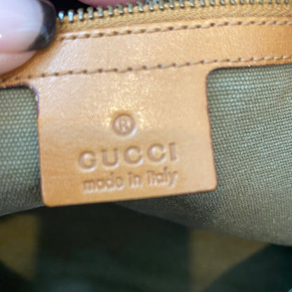 GUCCI Diana Canvas Shoulder Bag