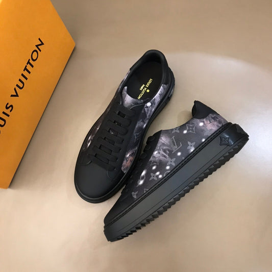 The Bags Vibe - Louis Vuitton Time Out Black Yellow Sneaker