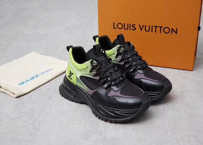 The Bags Vibe - Louis Vuitton Run Away Green Black Sneaker