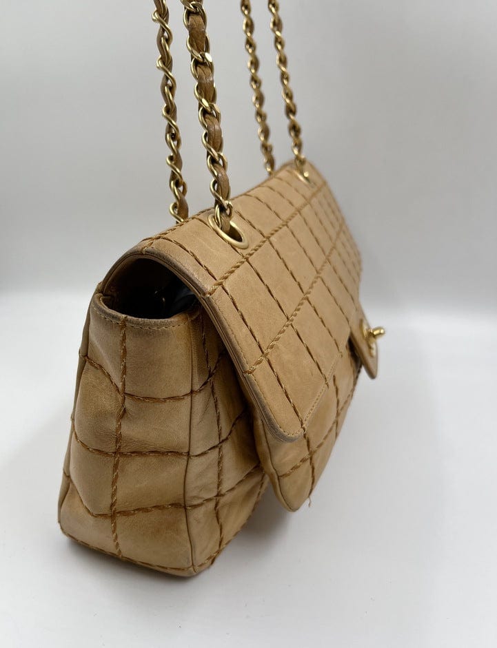 Vintage Chanel Chocolate Flap Bag