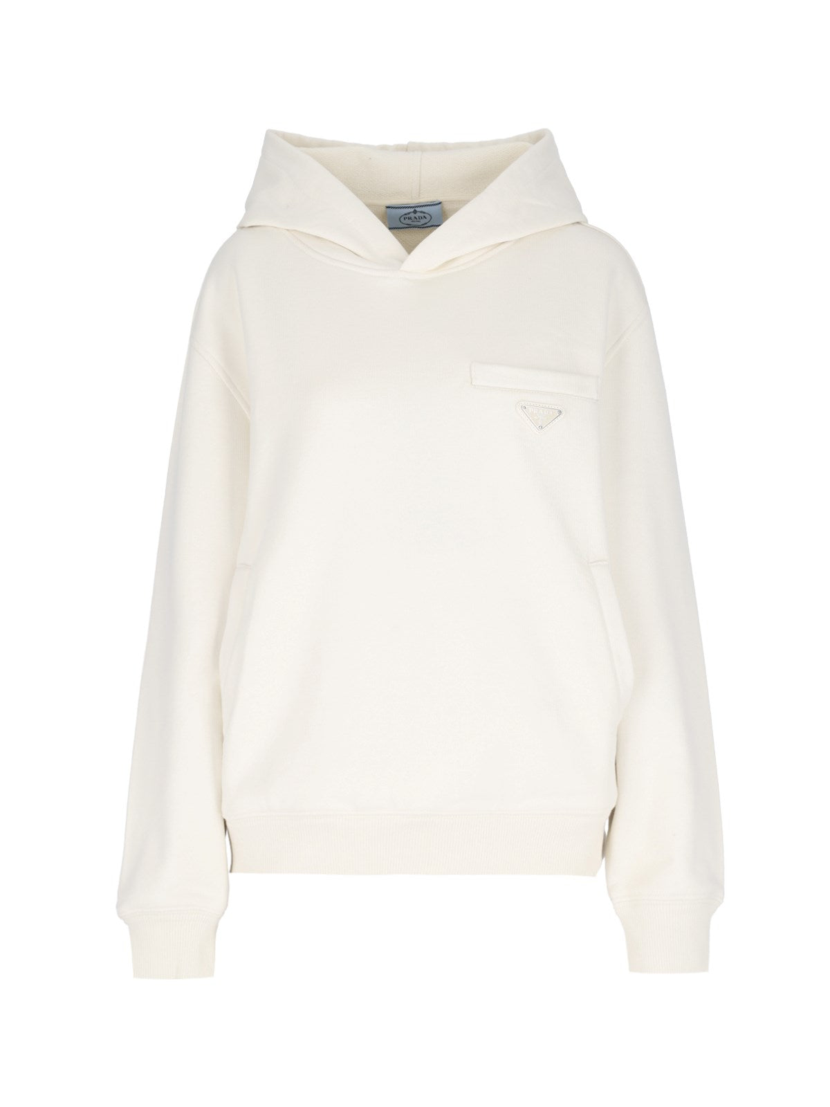 Prada Women Logo Hoodie