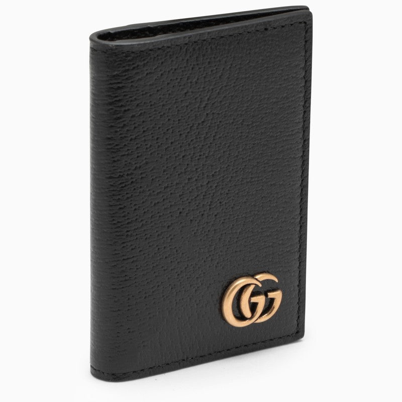 Gucci Black Leather Card Holder Men