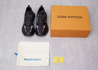 The Bags Vibe - Louis Vuitton Run Away Brown Black Sneaker