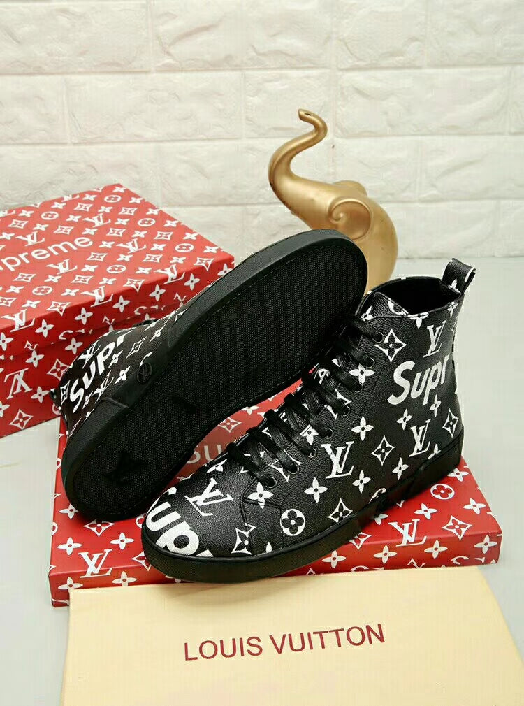 The Bags Vibe - Louis Vuitton Stellar Trainer Boot Black S Sneaker